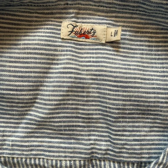 Faherty Isha Linen Dress EUC - Picture 4 of 6